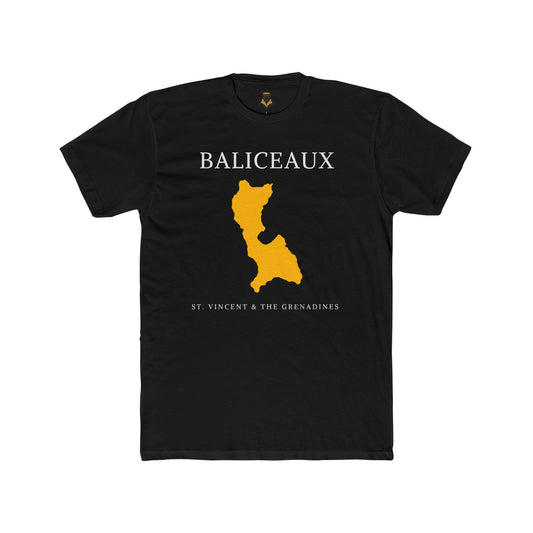 Baliceaux Map T-Shirt — St. Vincent & the Grenadines Island Tee