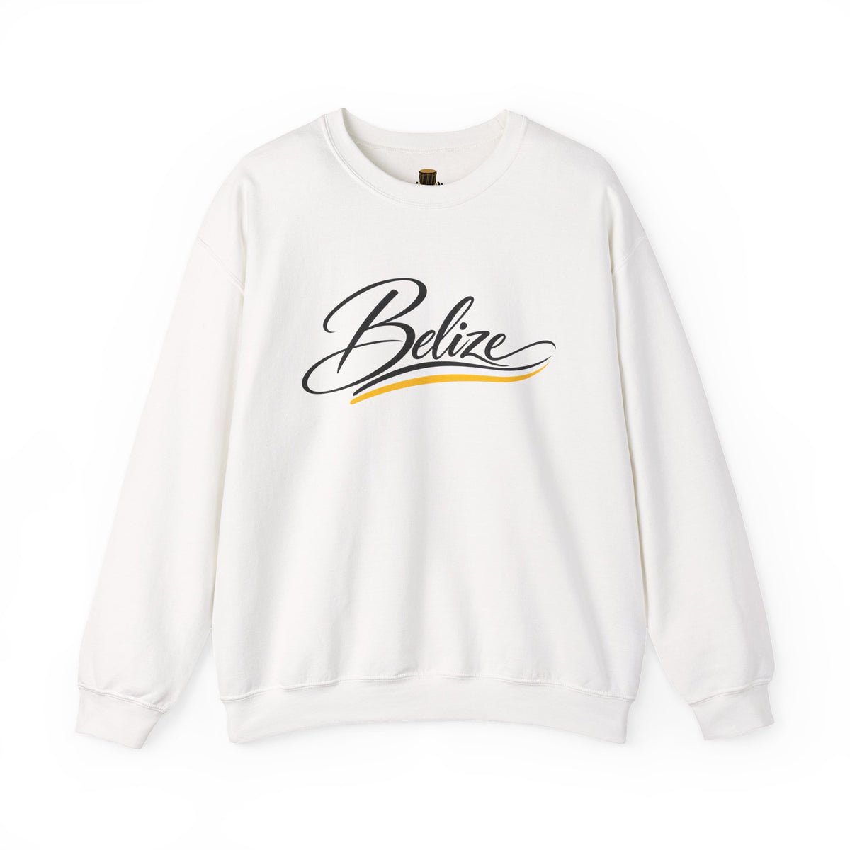 Belize Script Crewneck Sweatshirt — Tropical Travel Pullover