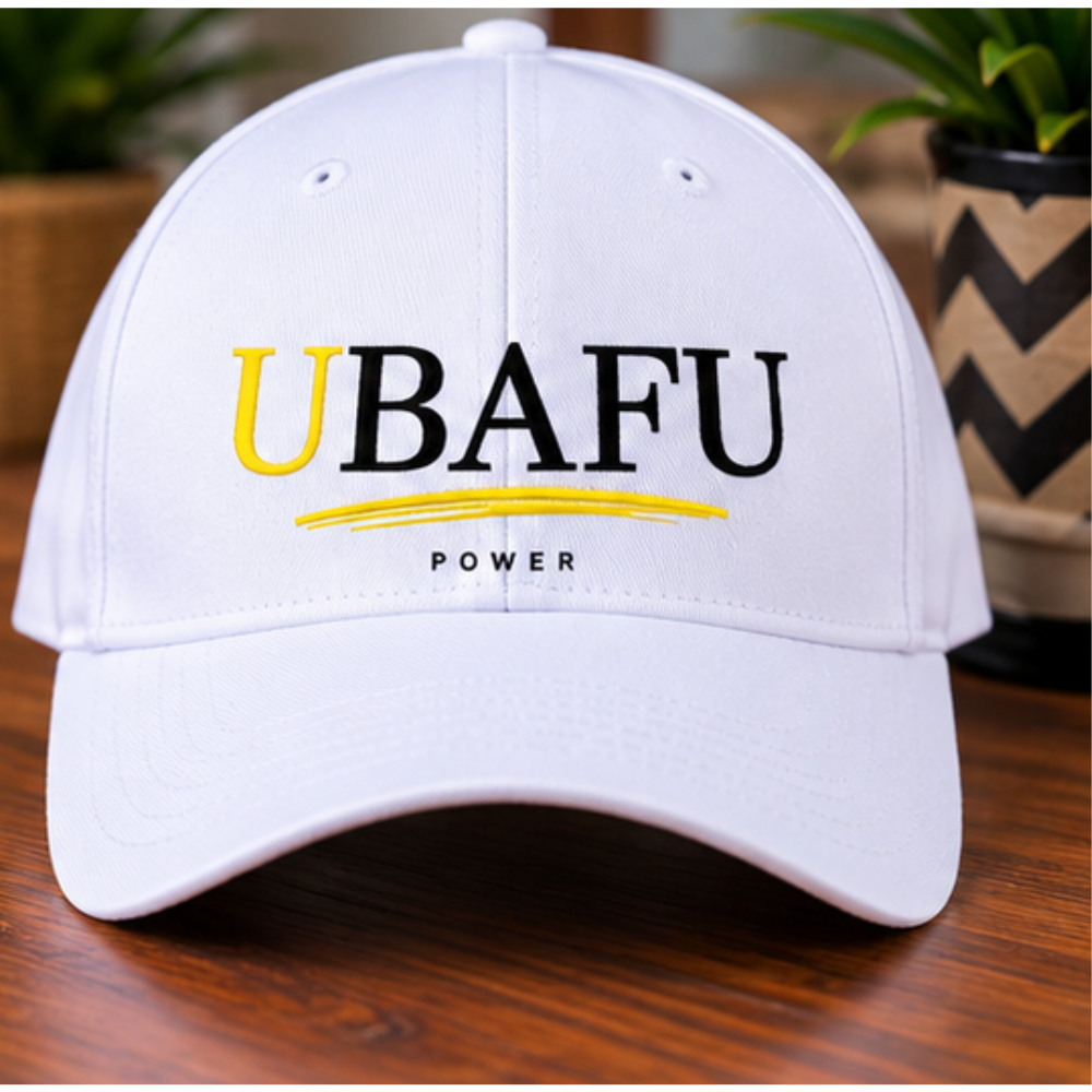 Ubafu Script Dad Cap — Embroidered Travel Baseball Hat