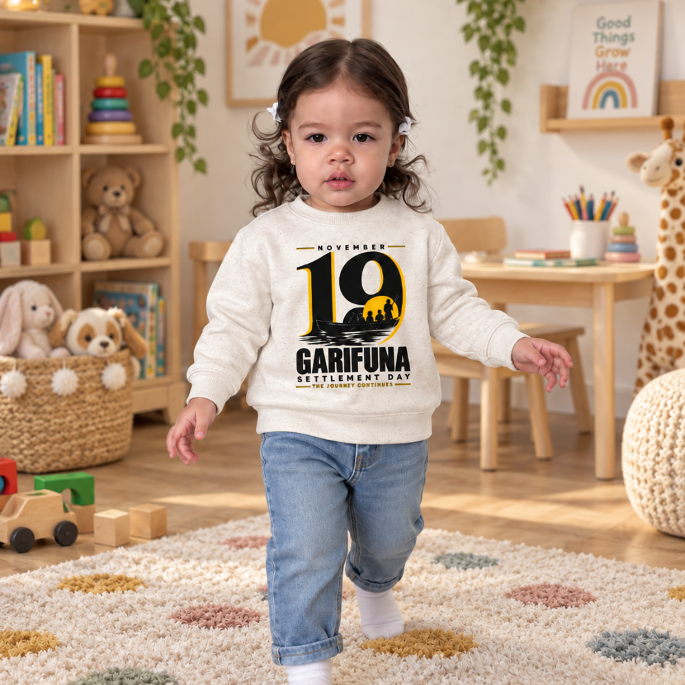 Garifuna Settlement Day November 19 Toddler Sweatshirt