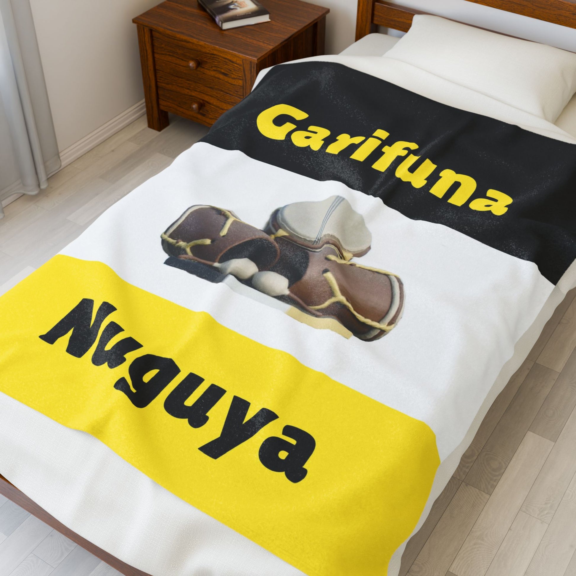 Garifuna Nuguya Velveteen Plush Blanket