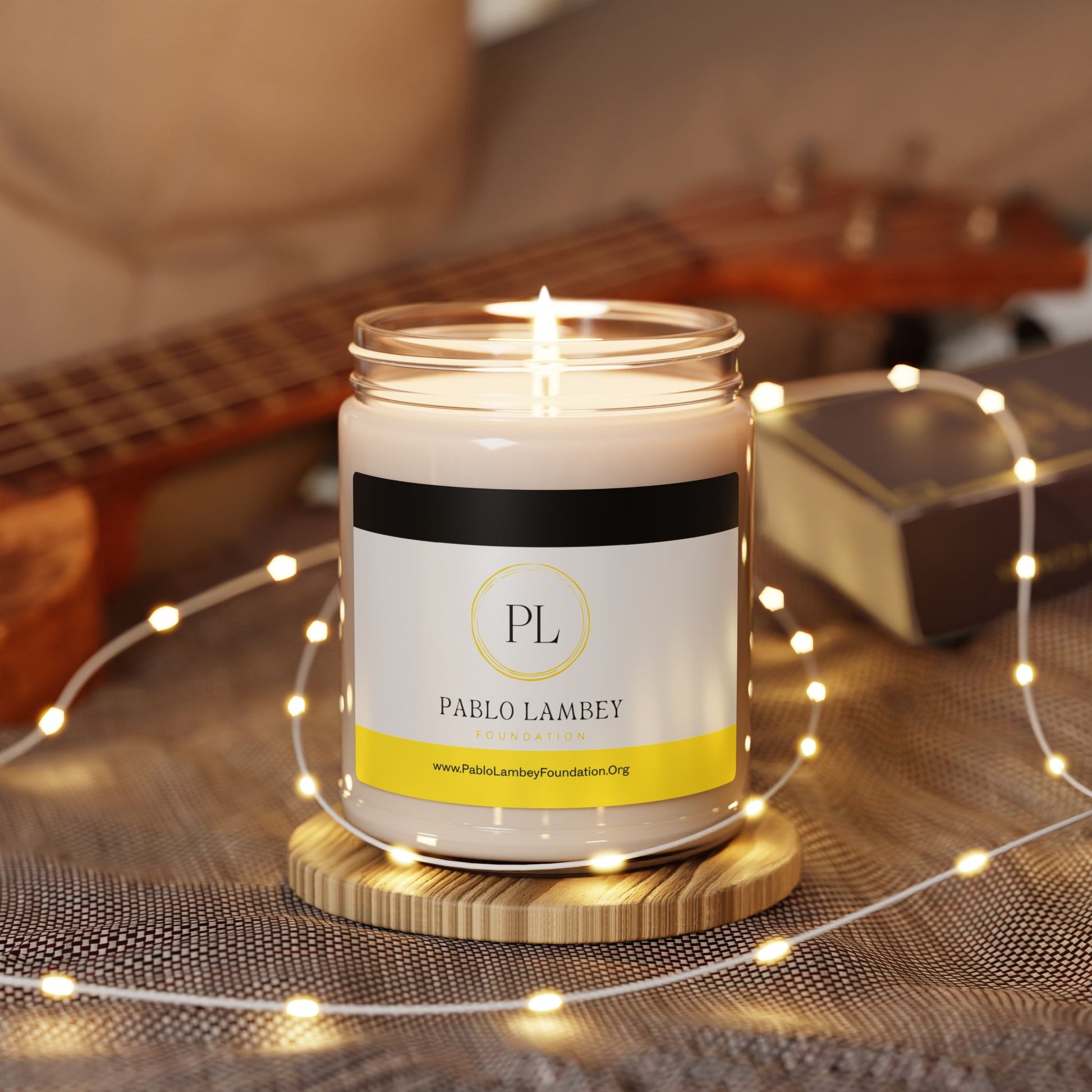 Pablo Lambey Scented Soy Candle — 9oz Aromatherapy Jar (PL Signature)