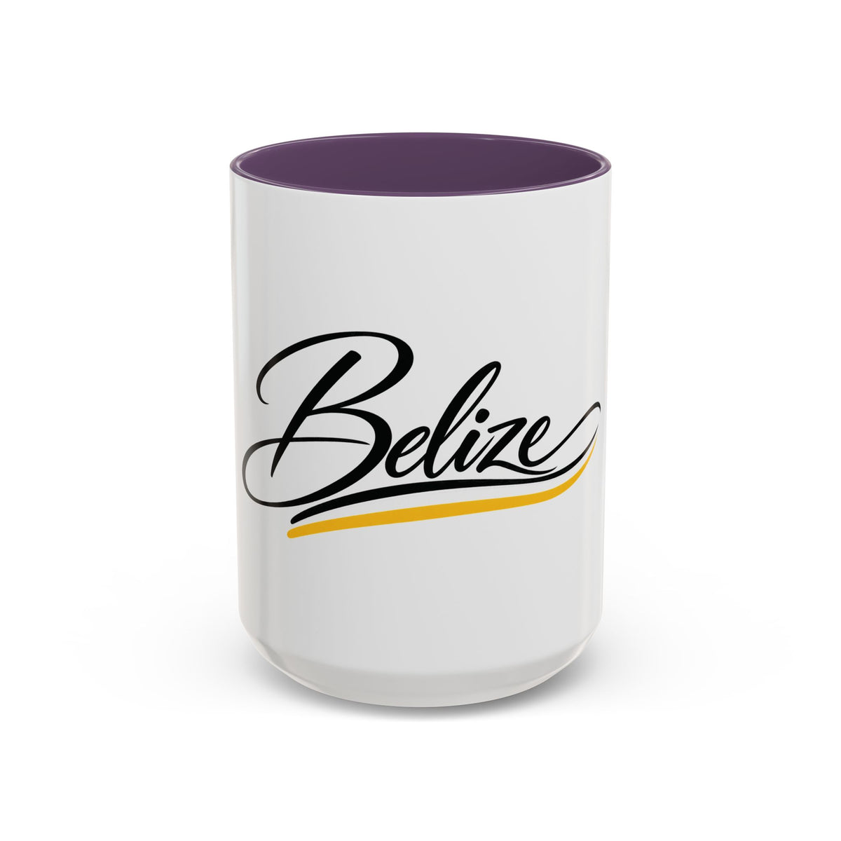Belize Script Accent Coffee Mug — Tropical Travel Souvenir (11/15oz)