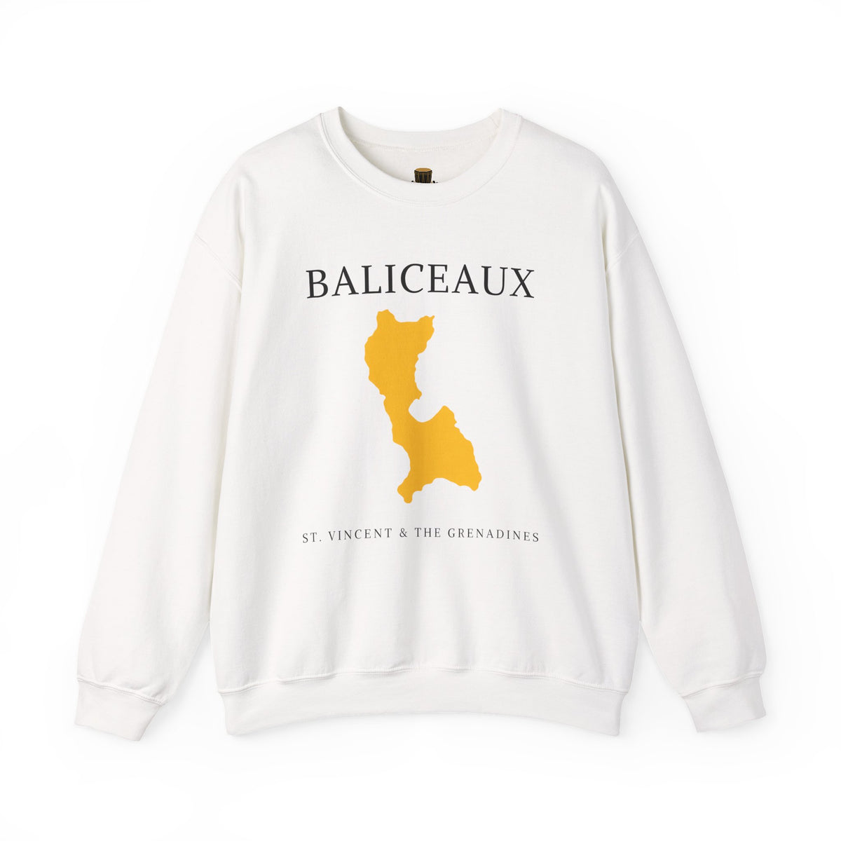 Baliceaux Map Sweatshirt — St. Vincent & the Grenadines Island Crewneck