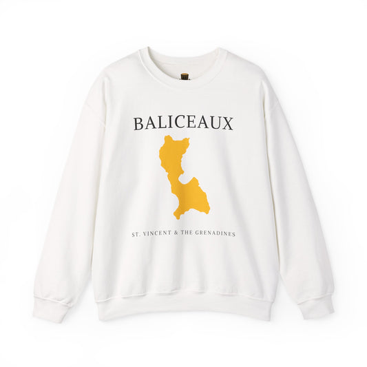 Baliceaux Map Sweatshirt — St. Vincent & the Grenadines Island Crewneck