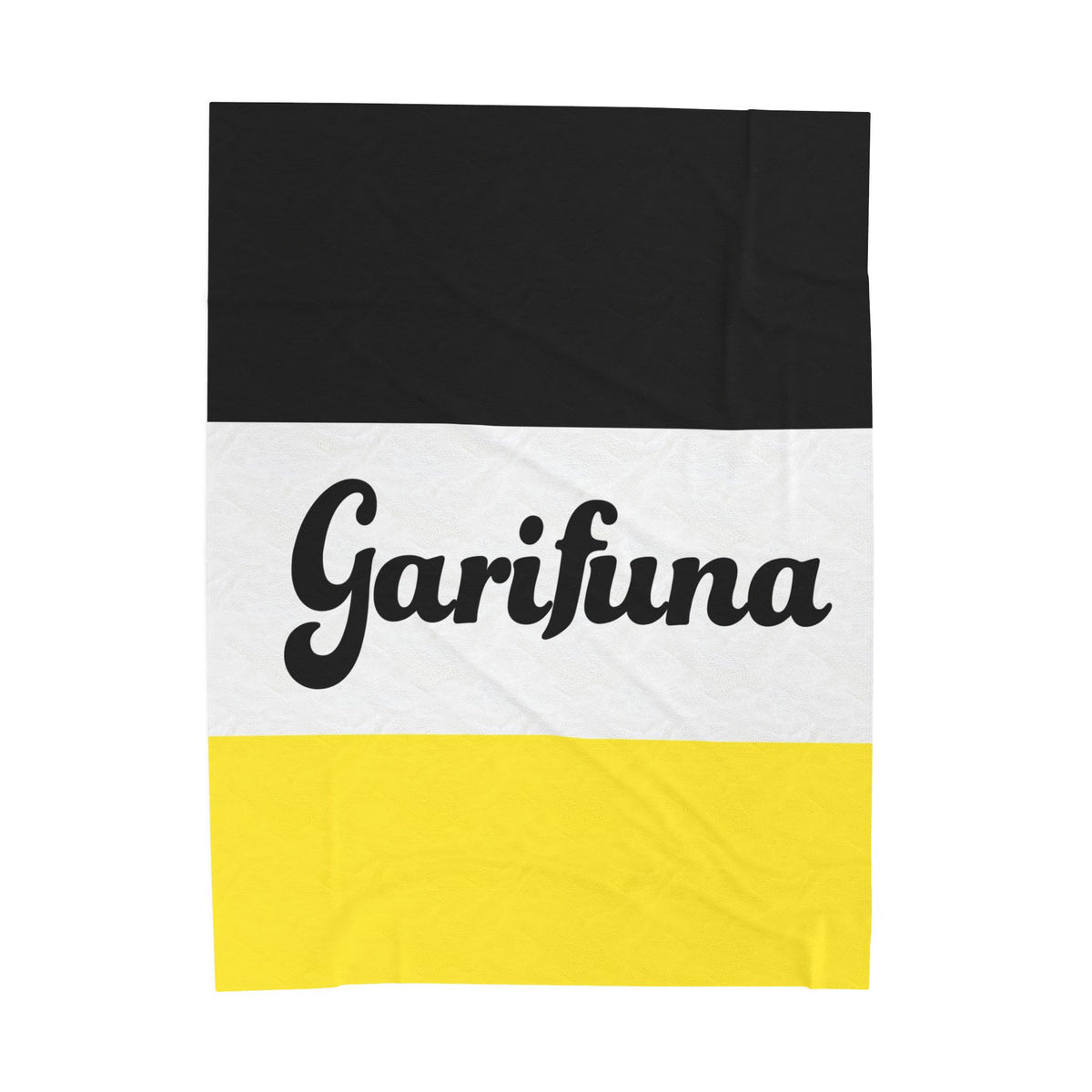 Garifuna Flag Velveteen Plush Blanket — Soft Cultural Throw for Home, Travel & Gifts
