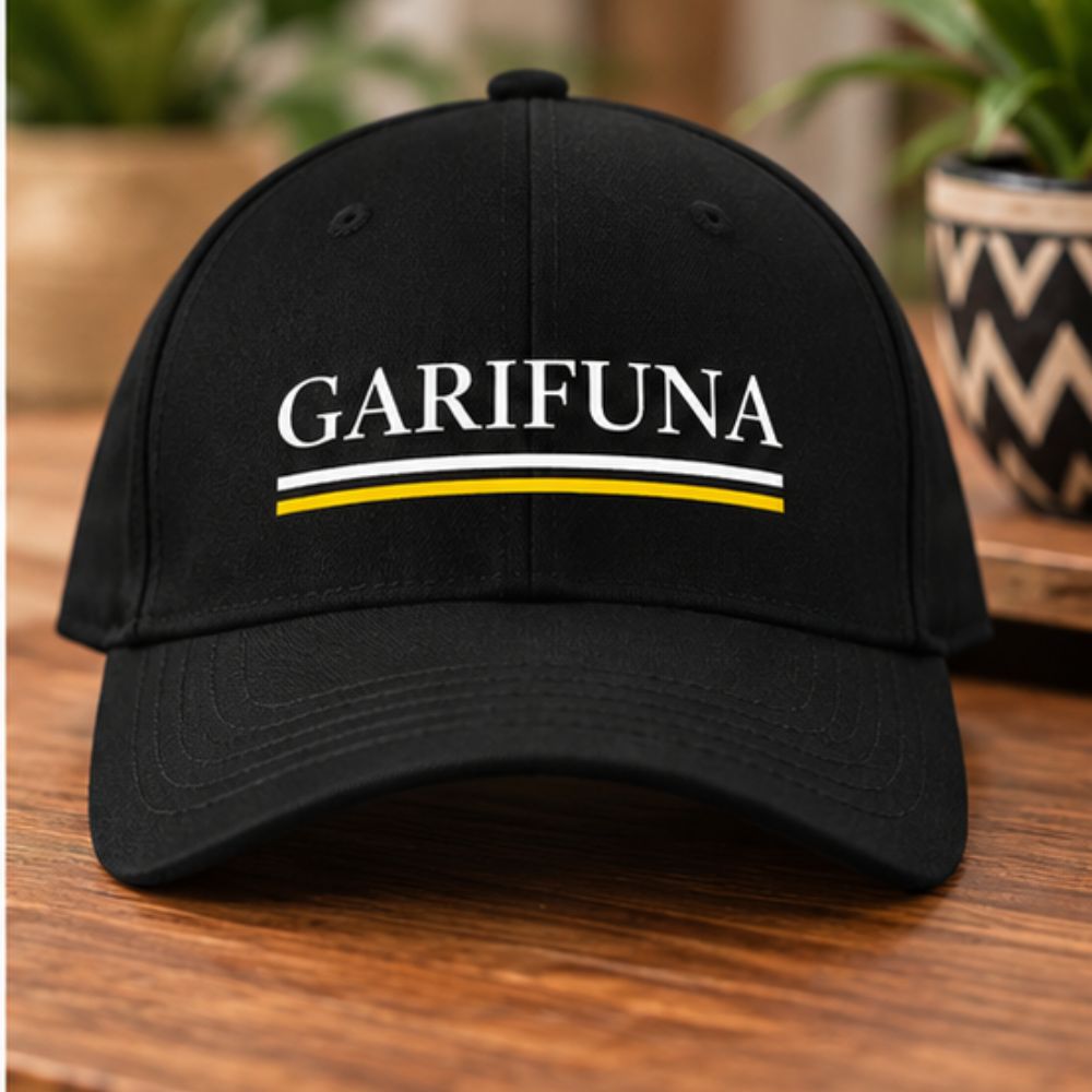 Garifuna Line Cap — Embroidered Travel Baseball Hat