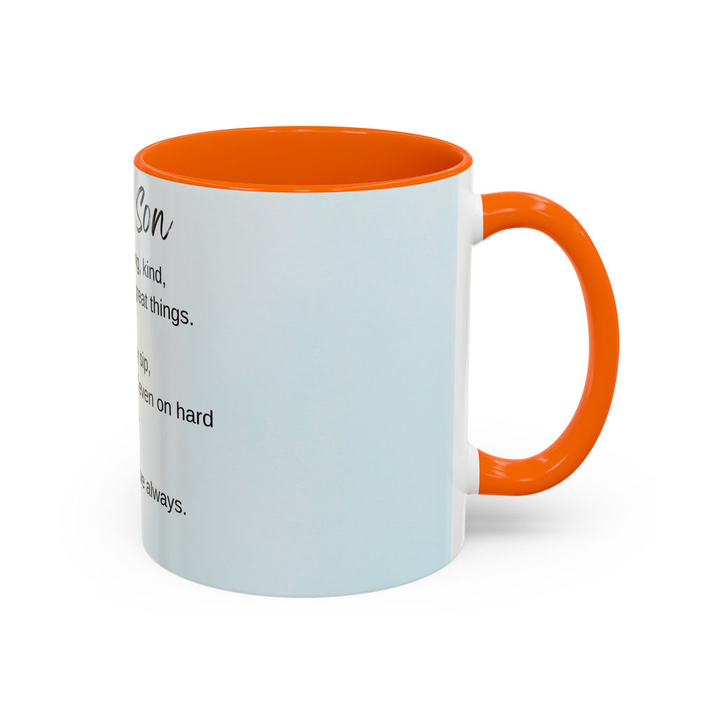 To My Son Inspirational Coffee Mug — Encouraging Gift for Son (11/15oz)