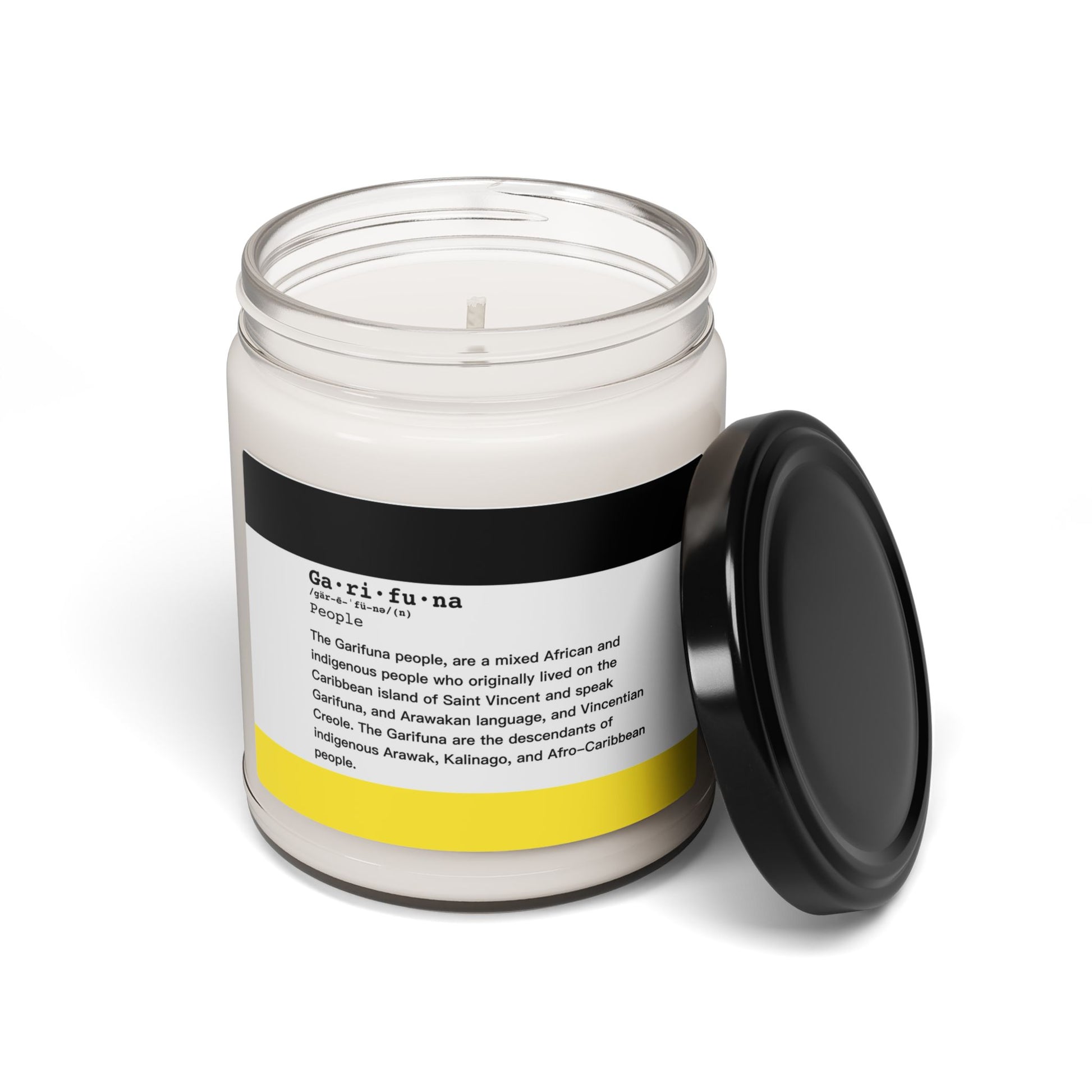 Scented Soy Candle — Garifuna Heritage Scent (9oz)
