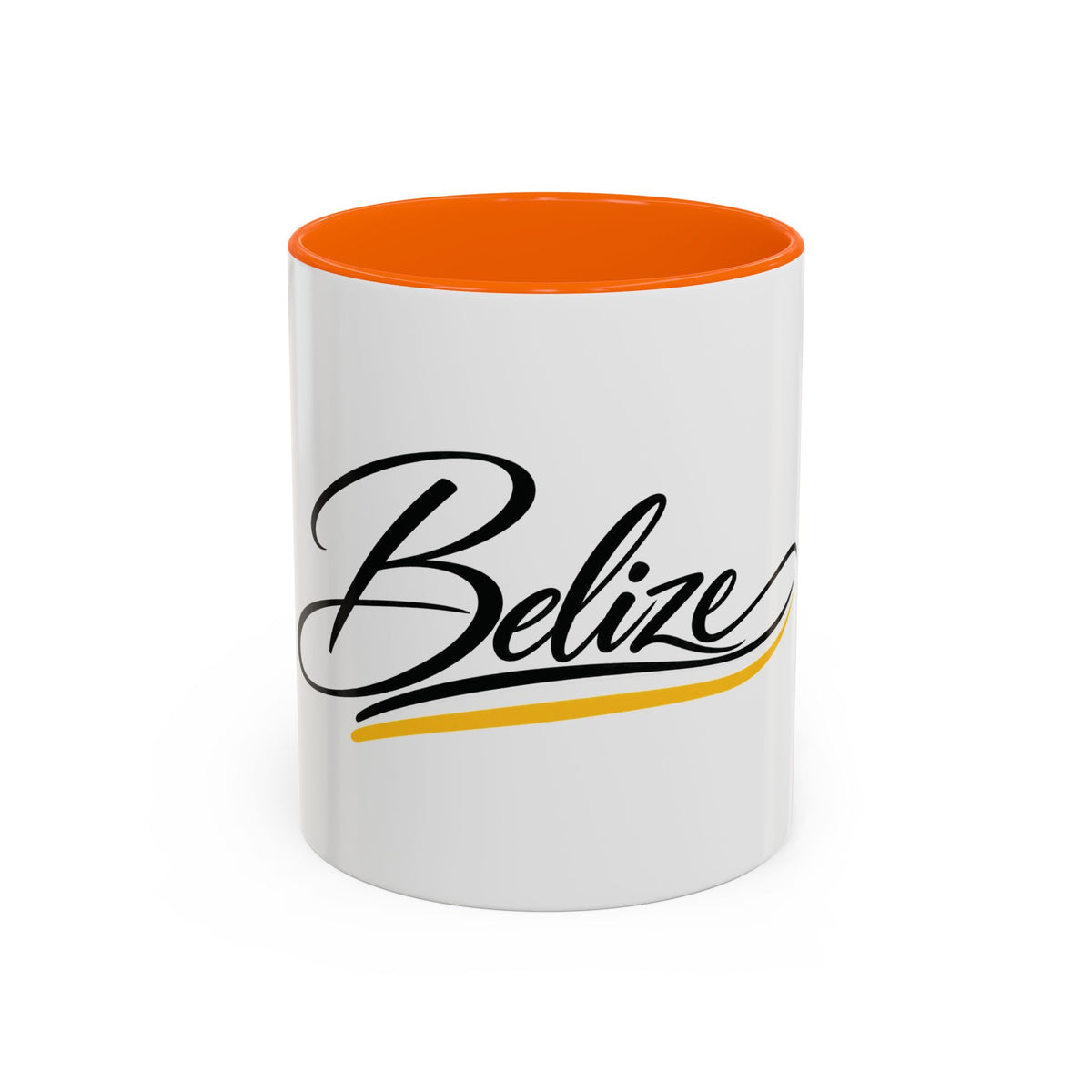 Belize Script Accent Coffee Mug — Tropical Travel Souvenir (11/15oz)
