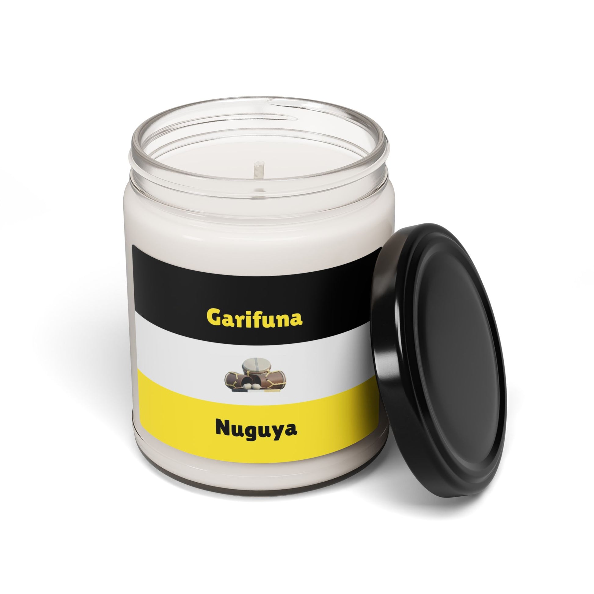 Garifuna Nuguya Scented Soy Candle – 9oz Cultural Aromatherapy Jar