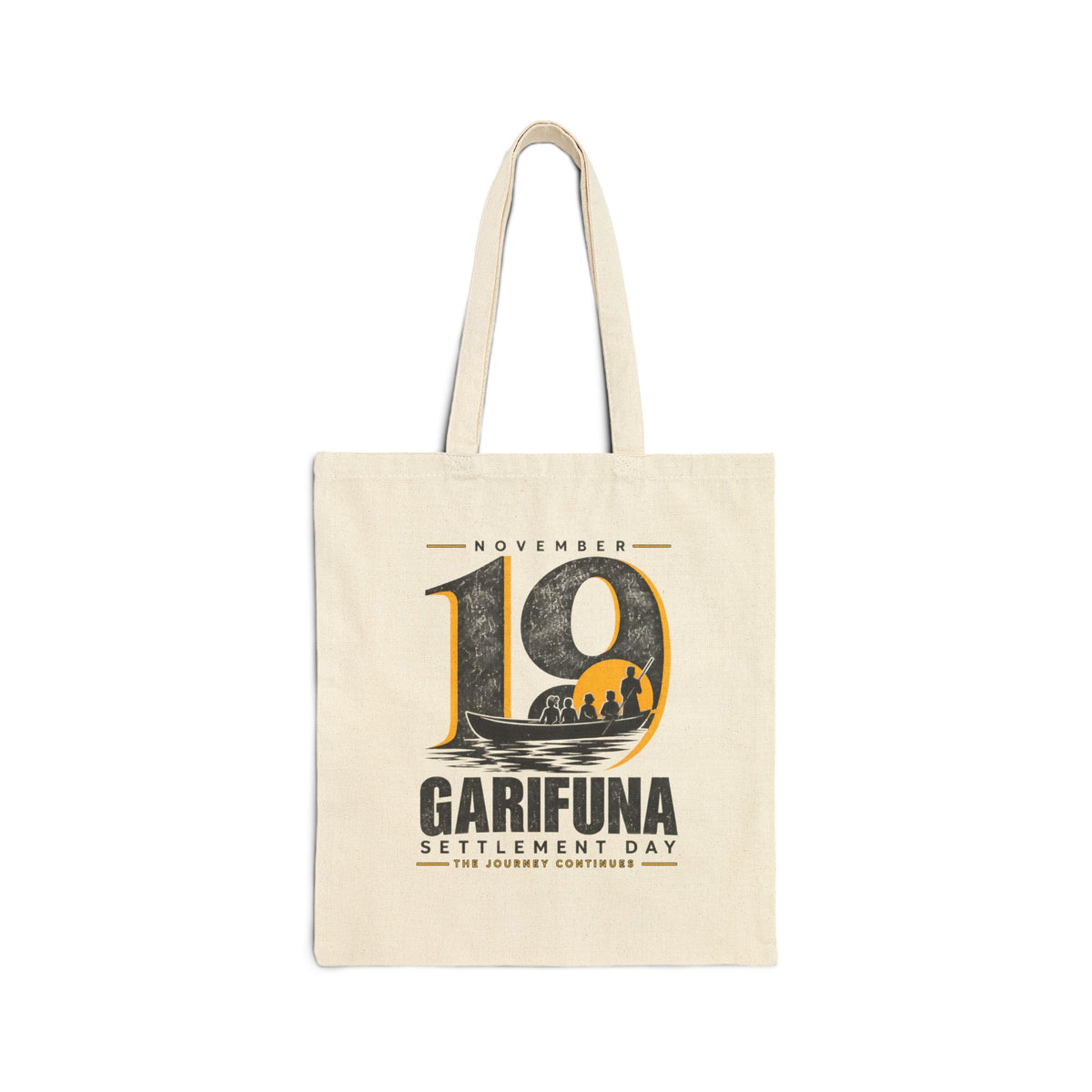 November 19th Cotton Canvas Tote Bag