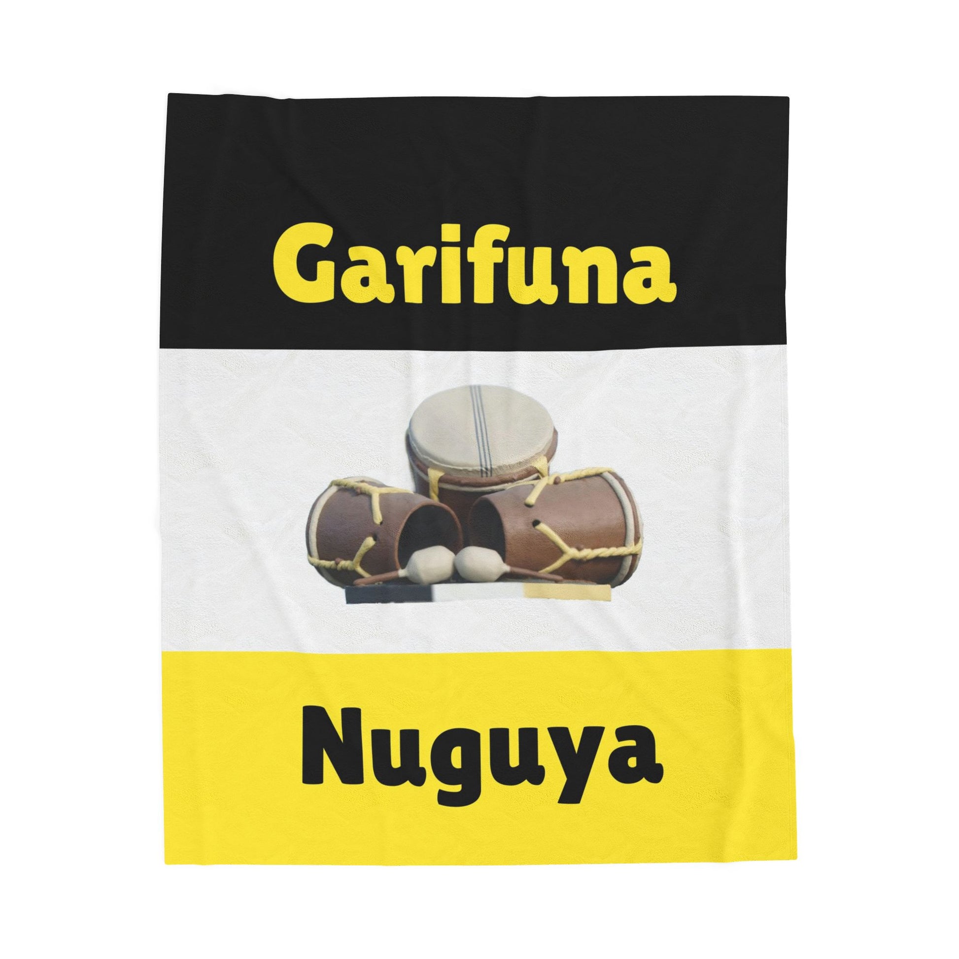 Garifuna Nuguya Velveteen Plush Blanket