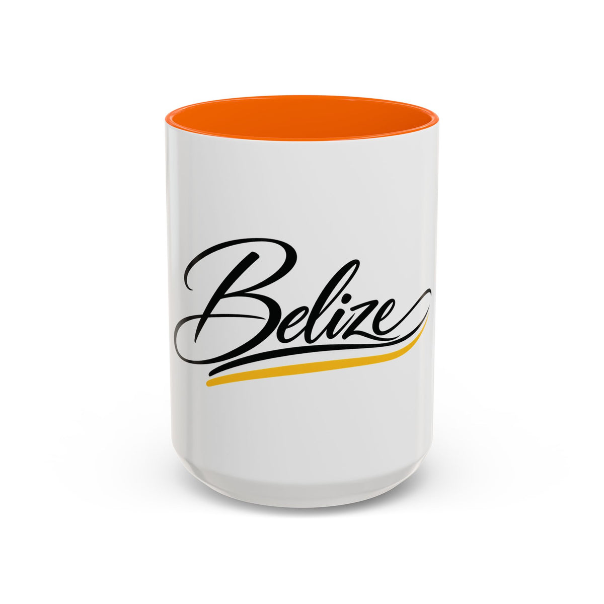 Belize Script Accent Coffee Mug — Tropical Travel Souvenir (11/15oz)