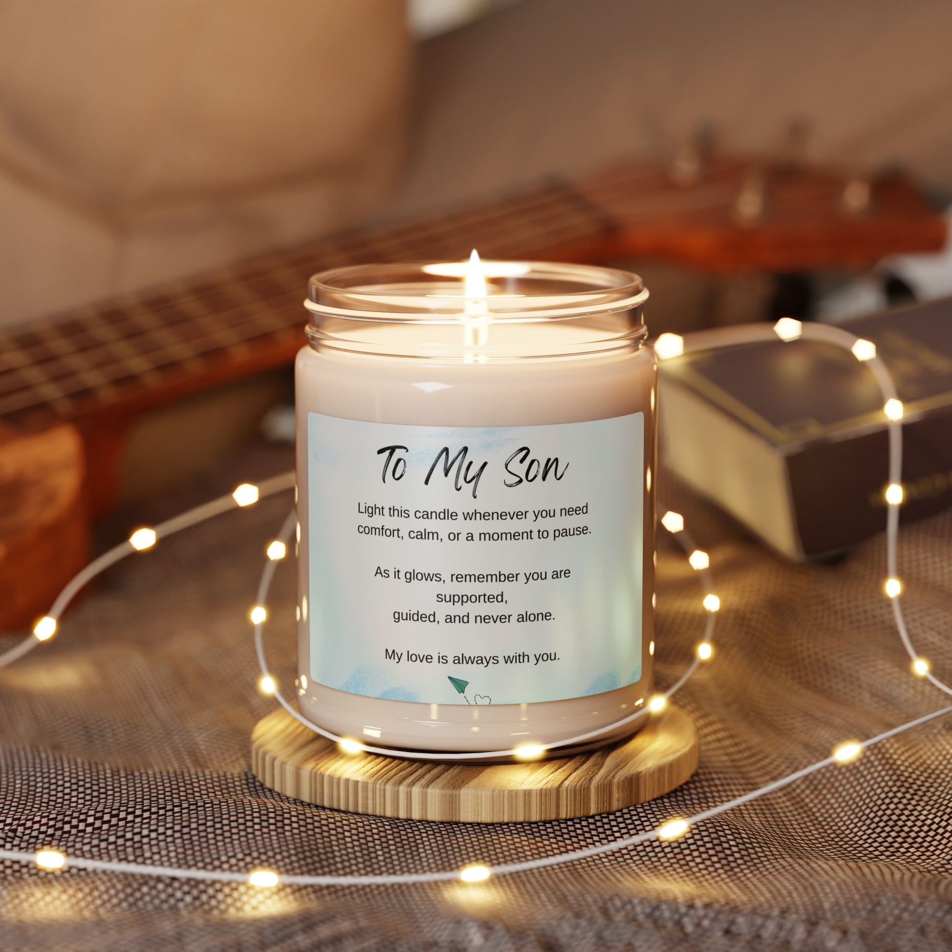 To My Son Scented Soy Candle — 9oz Inspirational Gift