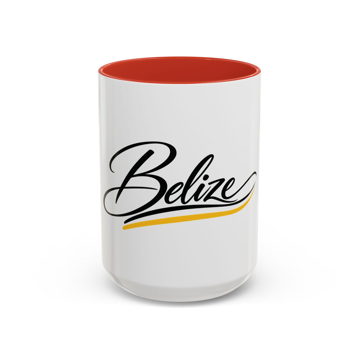 Belize Script Accent Coffee Mug — Tropical Travel Souvenir (11/15oz)