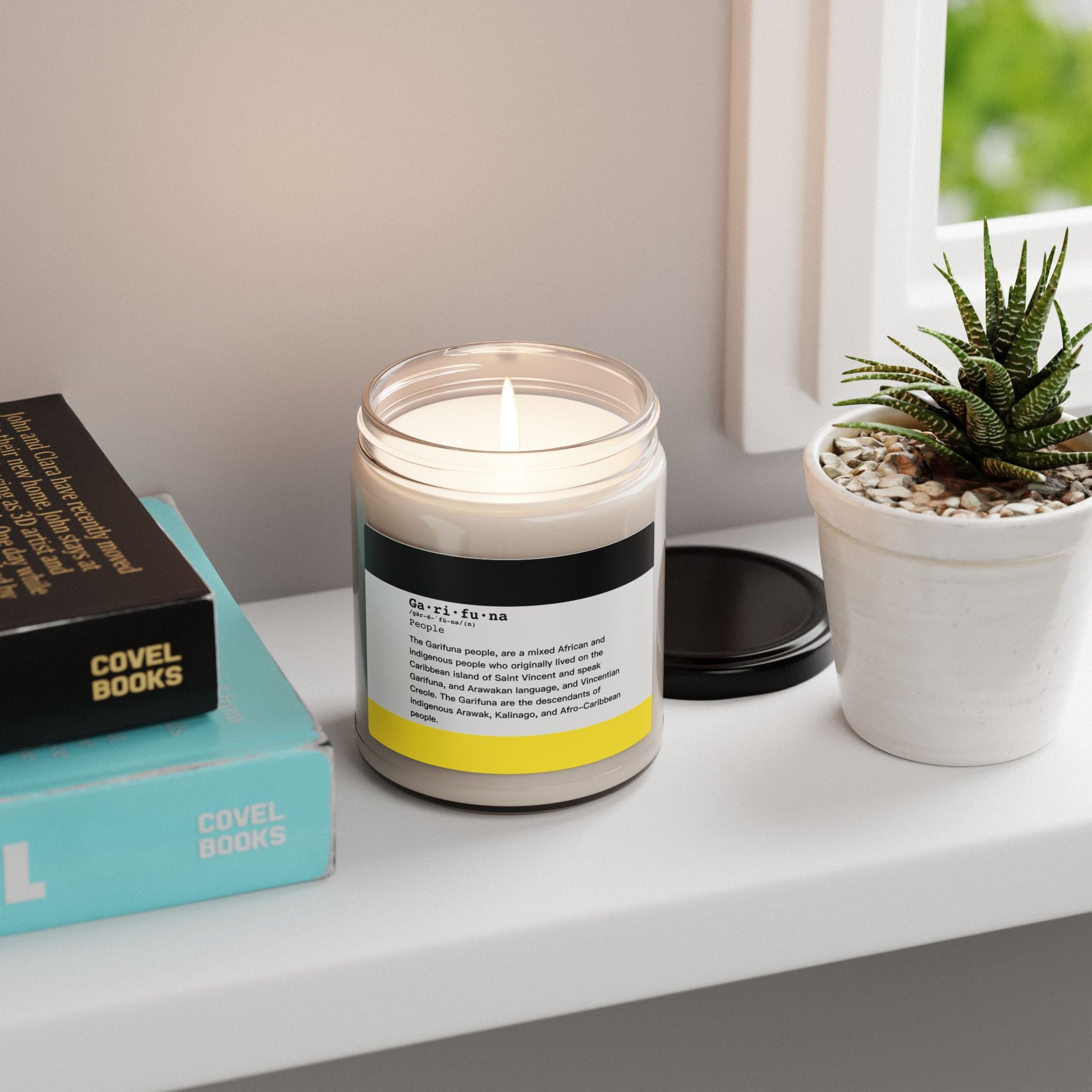 Scented Soy Candle — Garifuna Heritage Scent (9oz)