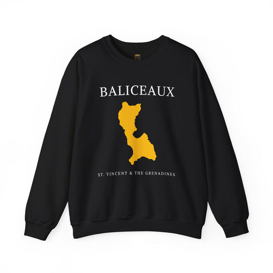 Baliceaux Map Sweatshirt — St. Vincent & the Grenadines Island Crewneck