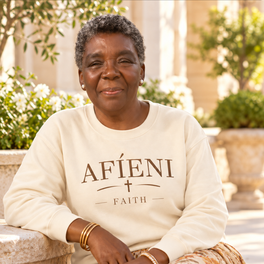AFIENI Faith Crewneck  —  Inspirational Religious Apparel