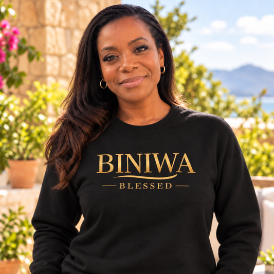 Biniwa — Blessed | Garifuna Heritage Crewneck Sweatshirt