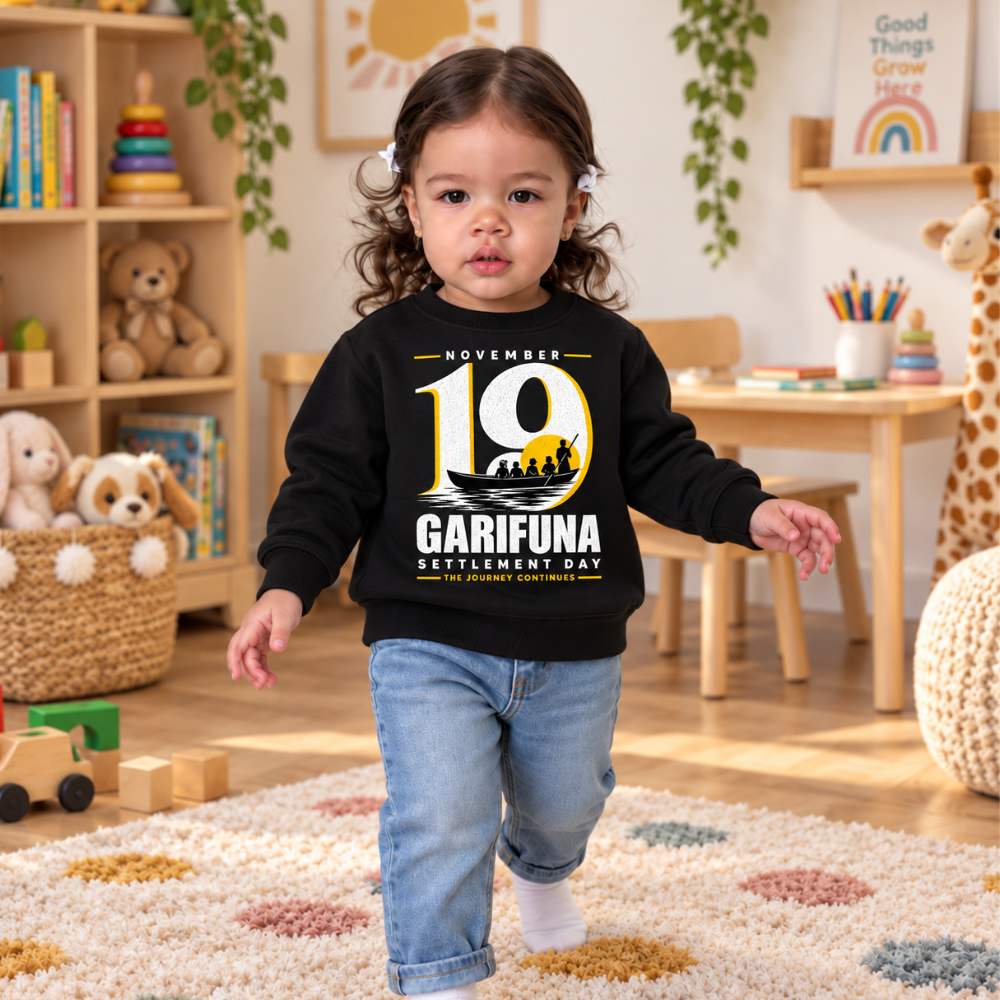 Garifuna Settlement Day November 19 Toddler Sweatshirt