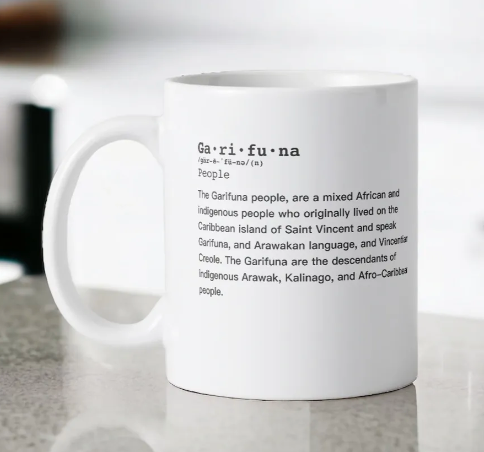 Garifuna Definition Mug – Culture in Every Sip